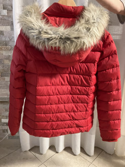 Red winter jacket