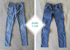 deux paires de jeans 9-10 ans