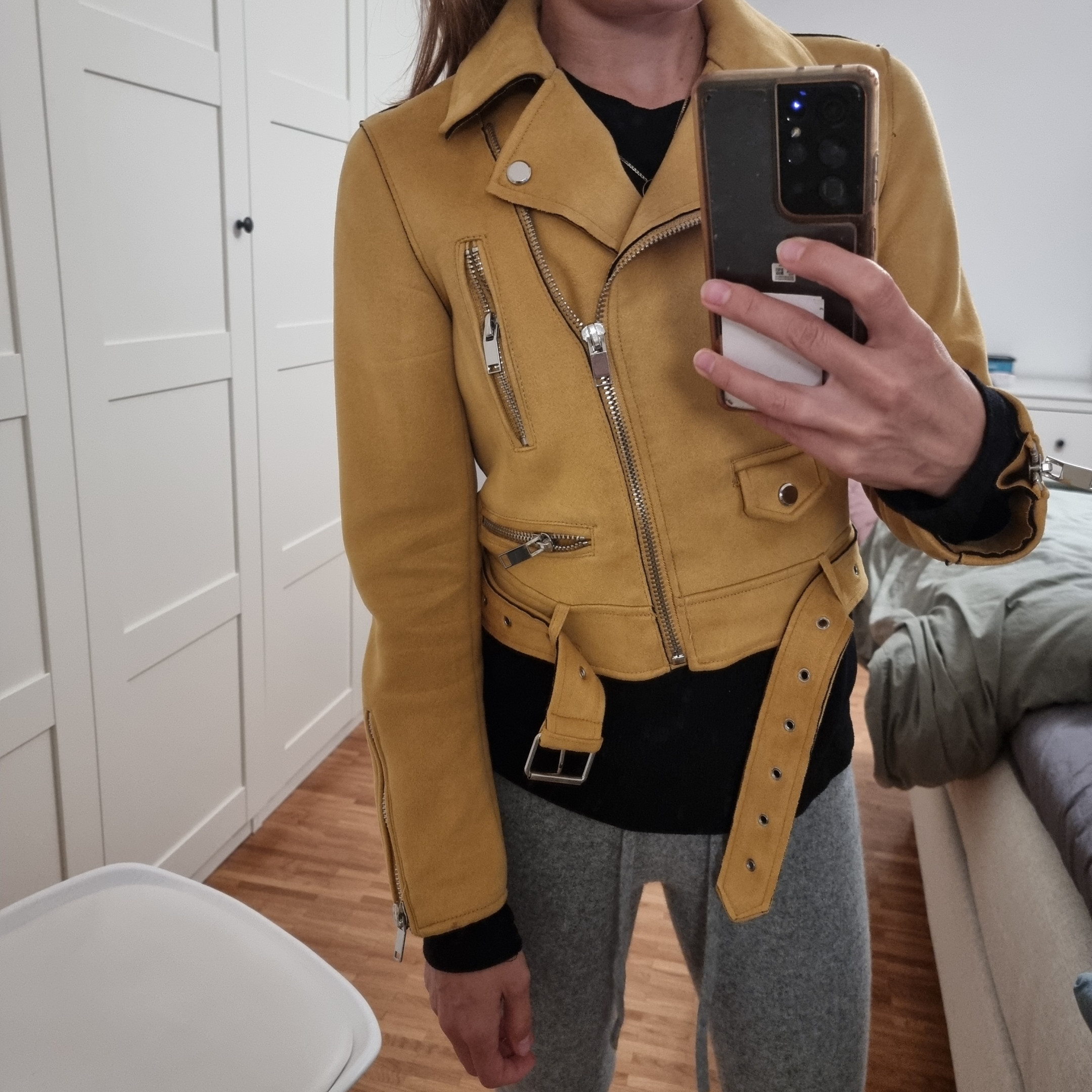 Veste jaune best sale moutarde zara