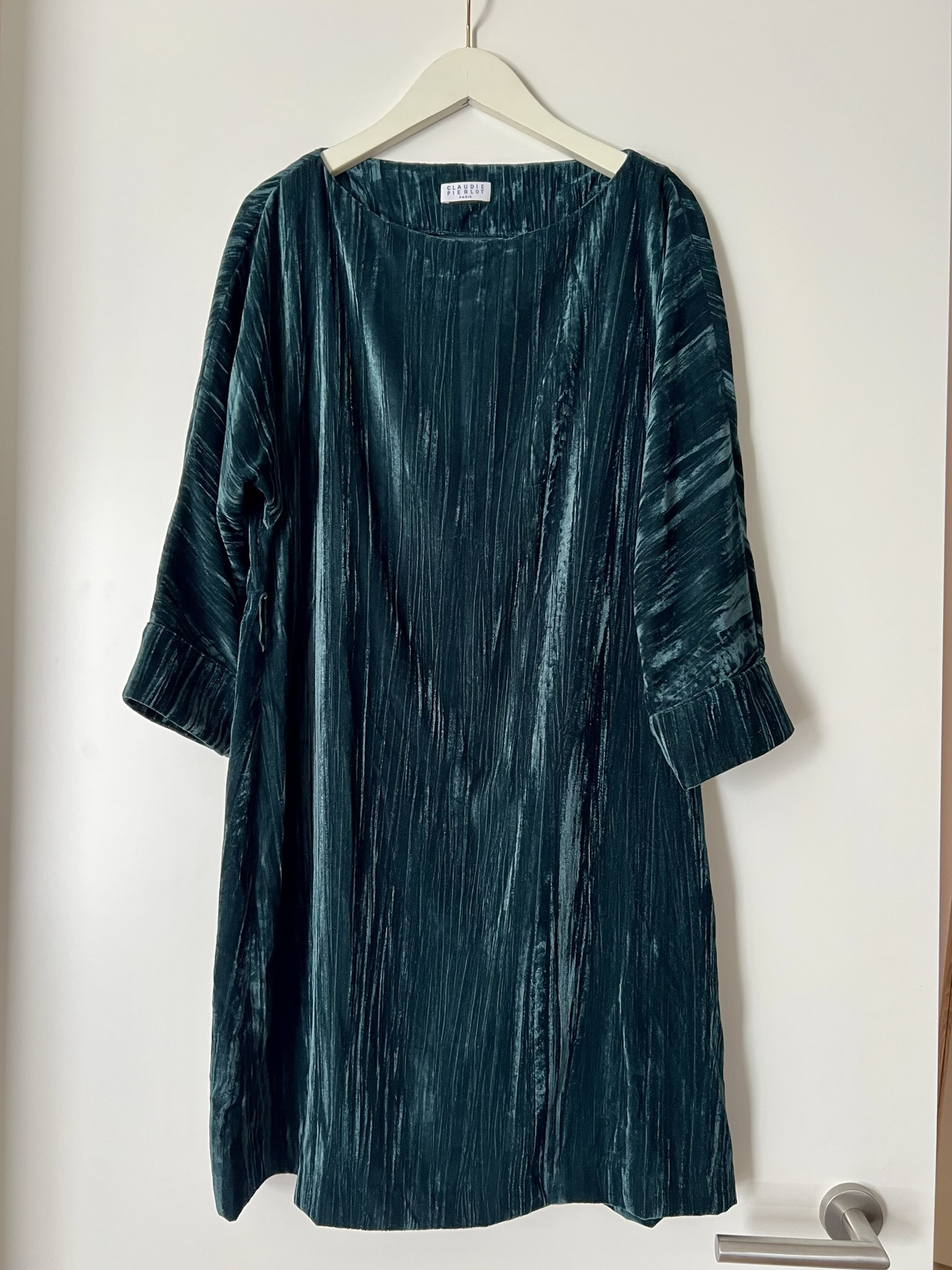 Claudie Pierlot Robe en velours Clozen