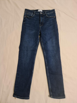 Thermo-Skinny-Jeans blau Zara 38
