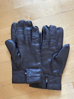 Handschuhe aus Halb-Leder Gefüttert
