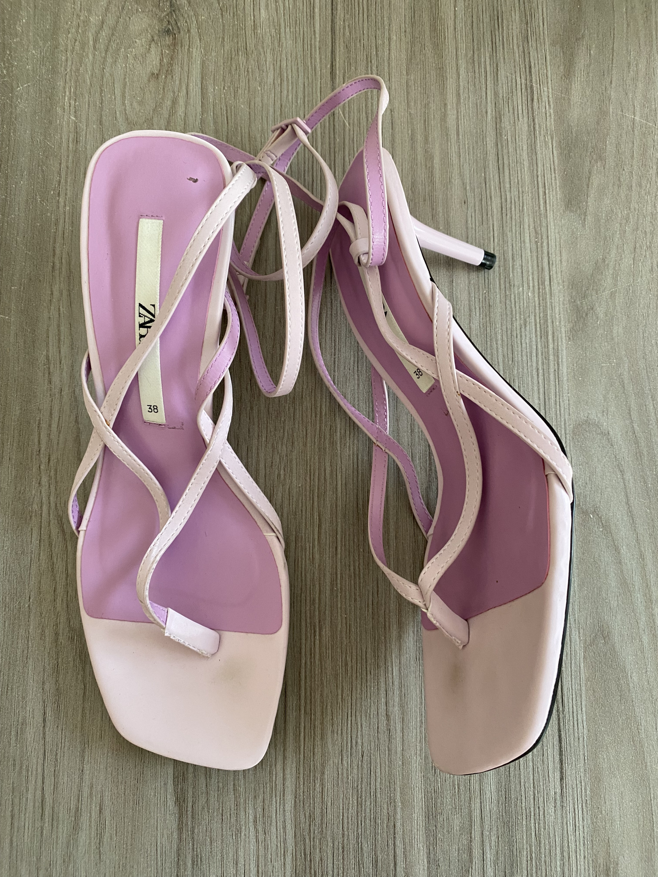 Zara best sale purple sandals