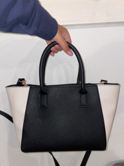 Two-tone handbag