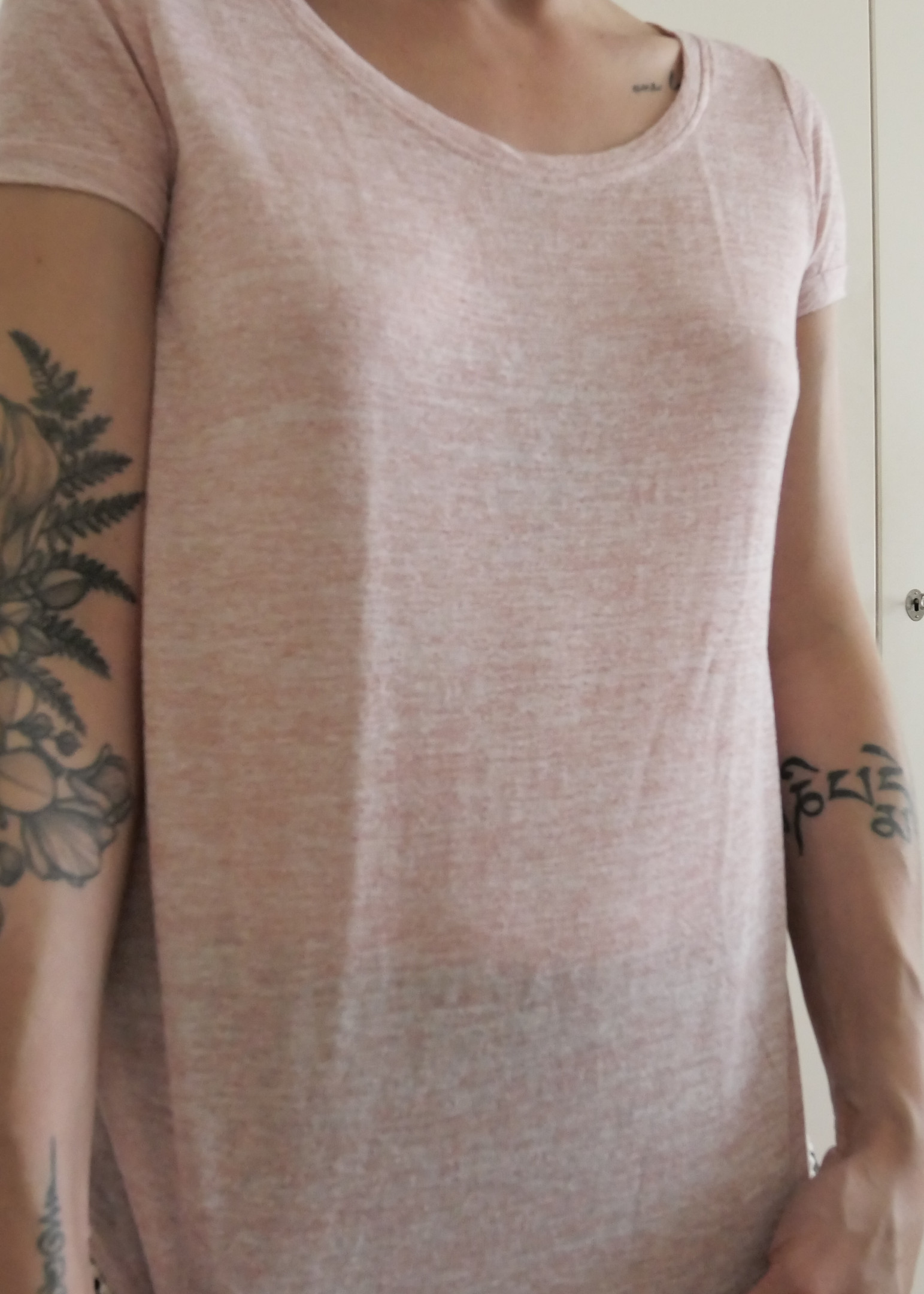 Powder pink T-shirt