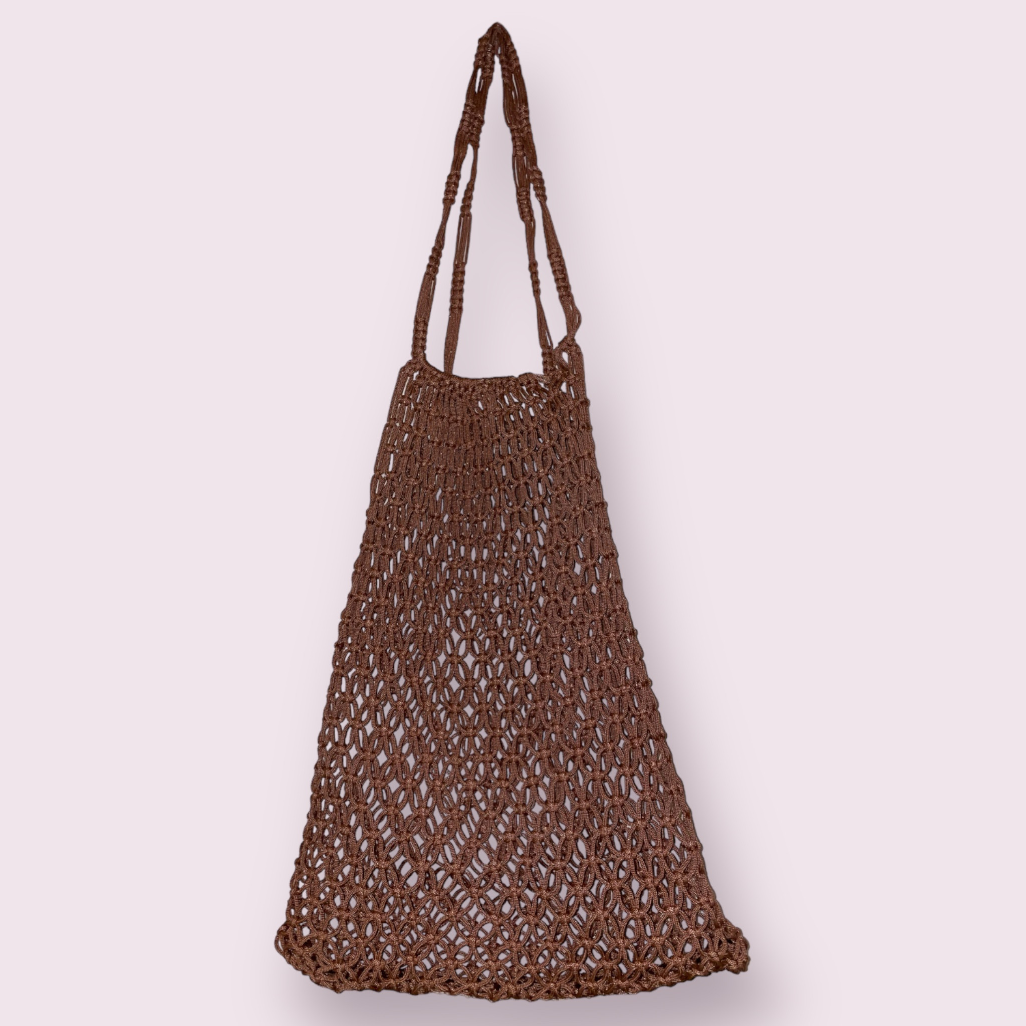 Pink mesh bag