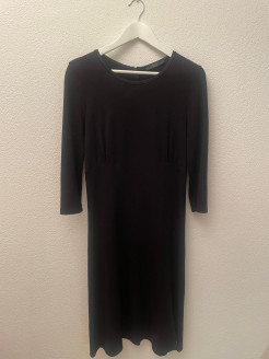 Midi-length jersey dress