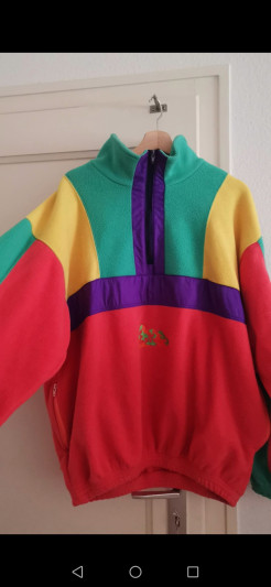 Vintage fluorescent fleece