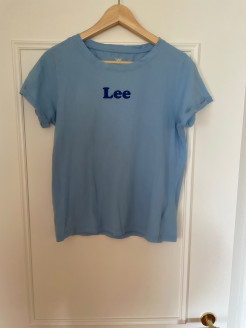 T-shirt bleu clair Lee 