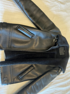 Maison cinqcent faux leather coat