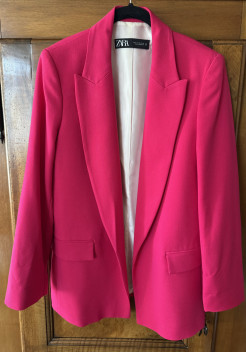 Zara fuchsia trouser suit