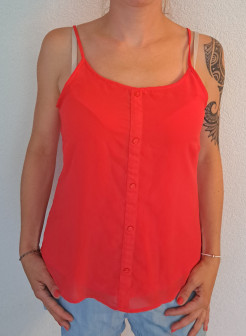 Lightweight red Only top