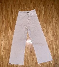 Jeans/pantalon blanc cassé Stradivarius taille 32