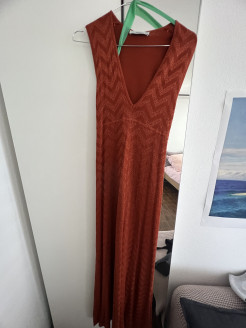 Robe longue Zara irisée