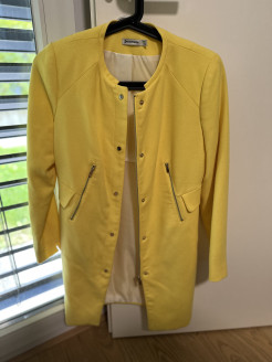 Yellow blazer coat