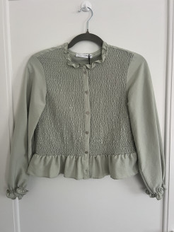 ZARA blouse green