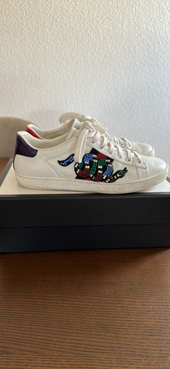 Gucci Snake Swarovski sneakers size 39