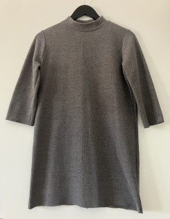 Jumper dress, grey, short