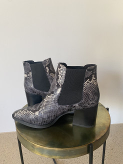 Snake print western boots by Peter Kaiser