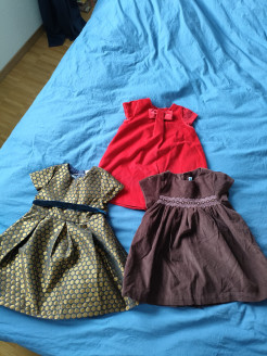 Lot de 3 robes automne/hiver