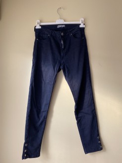 Navy blue skinny trousers