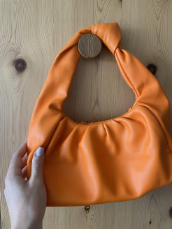Orange bag Bershka