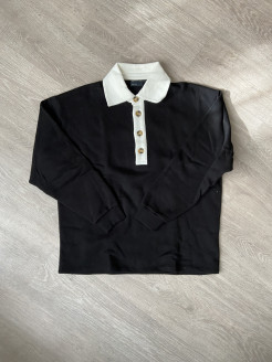 ASOS two-tone thick polo shirt