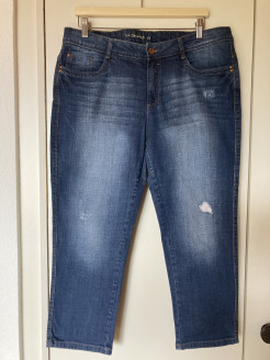 Modische Jeans mit "zerrissenem" Effekt