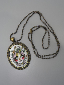 Halskette aus Keramik - Virginie B, 4