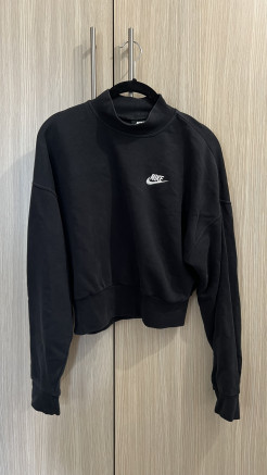 Nike Sweatshirt schwarz mit Rollkragen