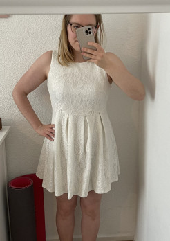 White lace dress