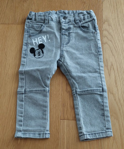 Graue Jeans Disney Mickey 12 Monate