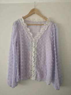 Purple blouse by Shein