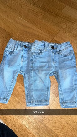 Twin baby trousers