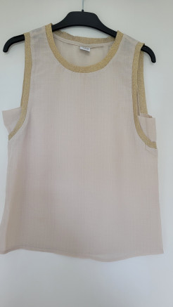 Goldenes Tanktop von Vero Moda