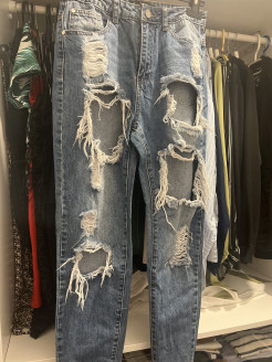 Destroyed Boyfriend-Jeans