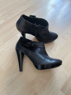 Bottines Noires Glamour / Schwarze Stiefeletten Glamour