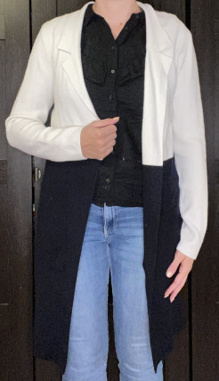 Morgan bi-colour jacket
