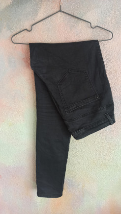 Black slim only trousers