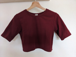 Crop Top Bordeaux