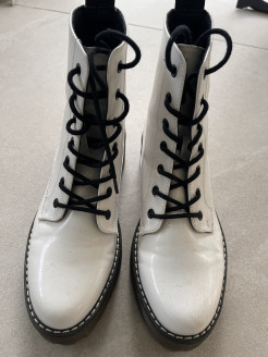 Bottines blanches pointure 37