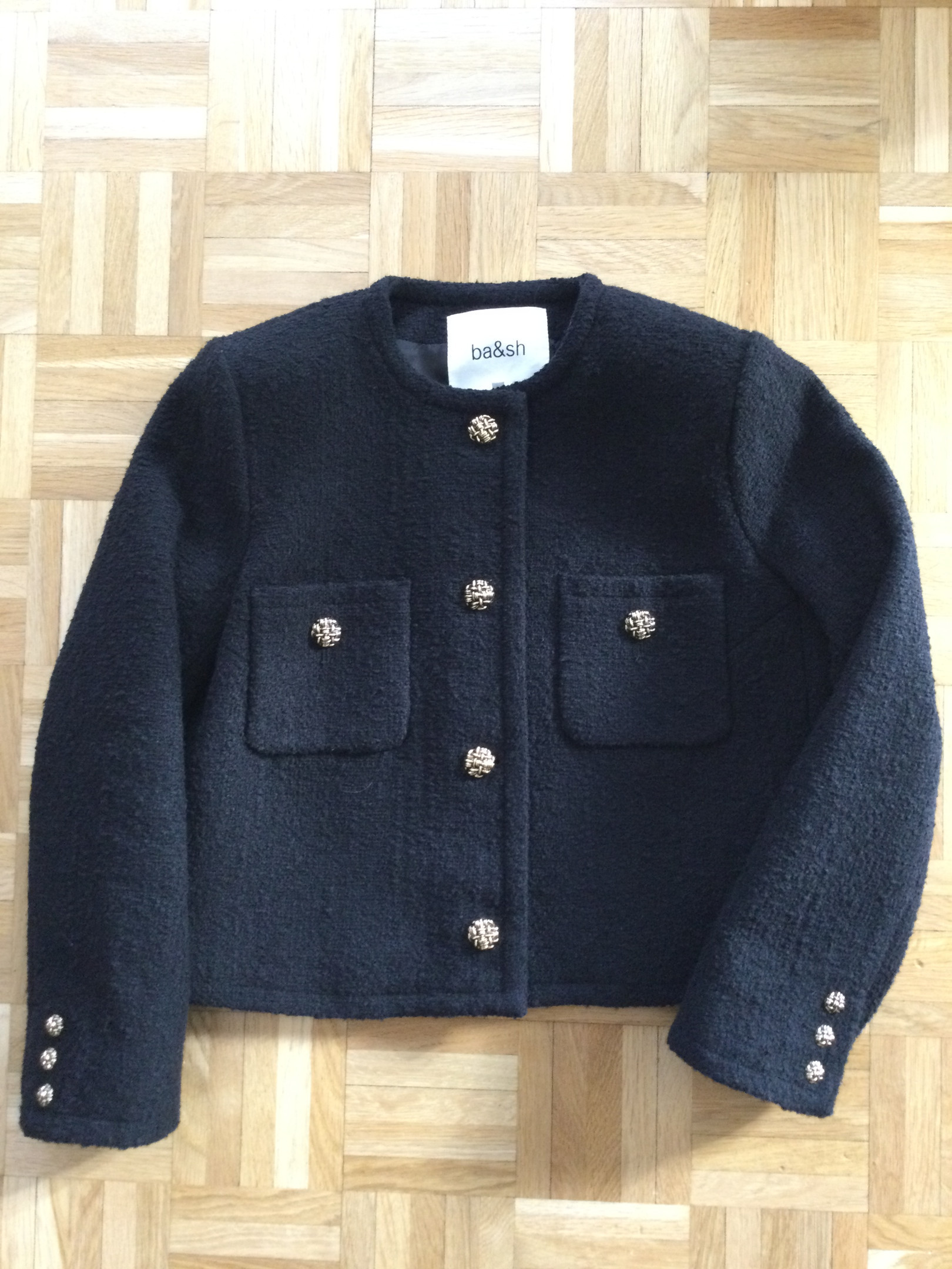 Meredith tweed jacket Ba&sh T1