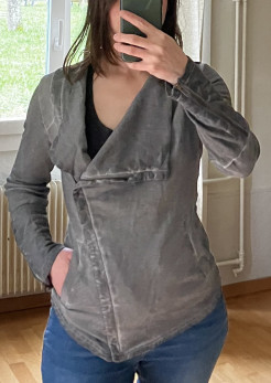 Liebeskind short jacket light grey casual style