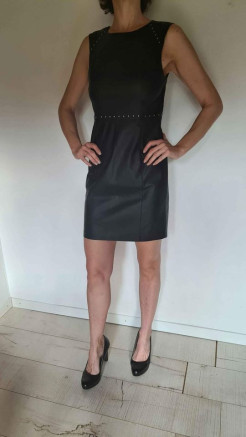 Only dress in imitation leather S38