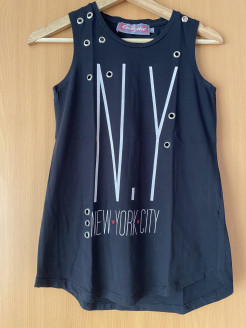 Tank top with NY lettering