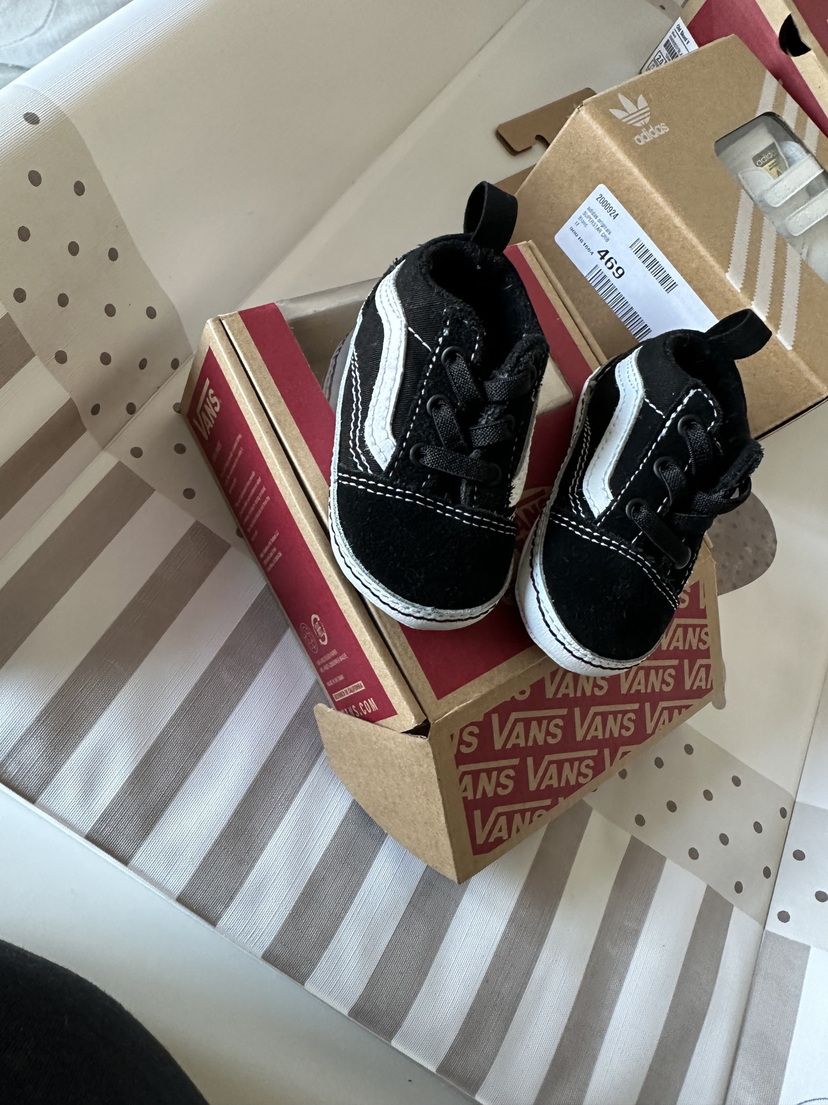 Vans baby hot sale size