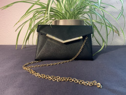 Small black and gold bag