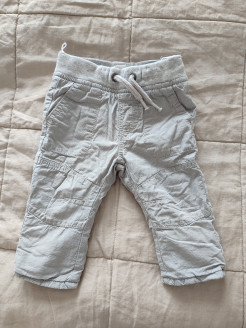 Fleece-lined baby trousers 74