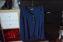 Dark blue blouse