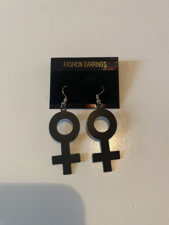 Earrings "Woman" symbol